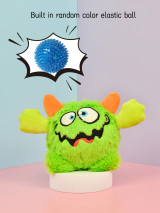 Monster Face Toy - Quality Rubber Squeaky Ball