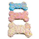 Magic Sprinkle Bones - DOG Treats (back view) — Australian made dog treats by Huds and Toke
