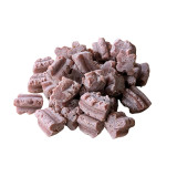 Mini BUG Chew DOG Treats - Beetroot AND Carrot (back view) — Australian made dog treats by Huds and Toke