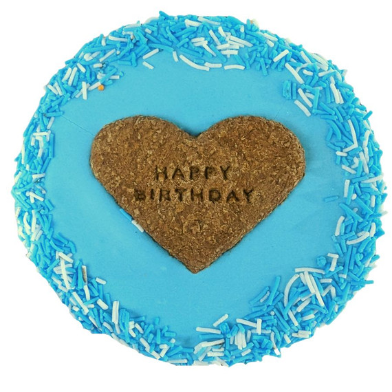Horse Happy Birthday Cake Cookie - 1pce (back view), Australian made horse treats by Huds and Toke