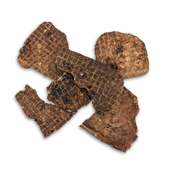 Lamb Puff - Lamb Lung - DOG Treats (back view), Australian made dog treats by Huds and Toke