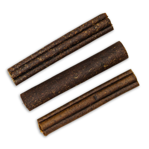 Kangaroo Sticks 13Cm - 25Pce - DOG Treats (close-up) — Australian made dog treats by Huds and Toke