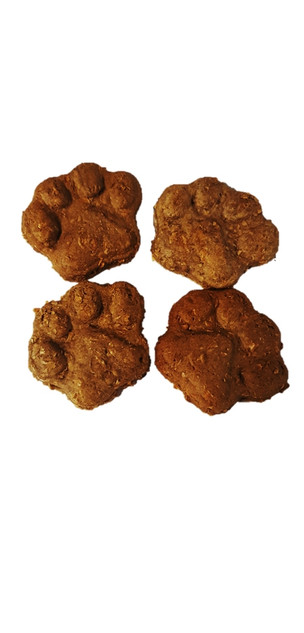Nutty Carob Paws DOG Cookies - DOG Treats, Australian made dog treats by Huds and Toke