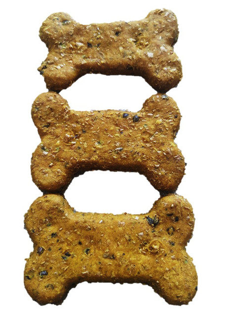 Hemp DOG Cookies - Turkey AND Turmeric DOG Treats 350G, Australian made dog treats by Huds and Toke