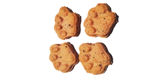 Omega Paws DOG Treats - Mackerel AND Chia Seed Grain-Free Cookies, Australian made dog treats by Huds and Toke