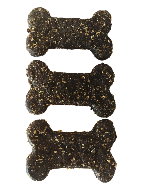 Hemp DOG Cookies - Carob AND Liver DOG Treats 350G, Australian made dog treats by Huds and Toke