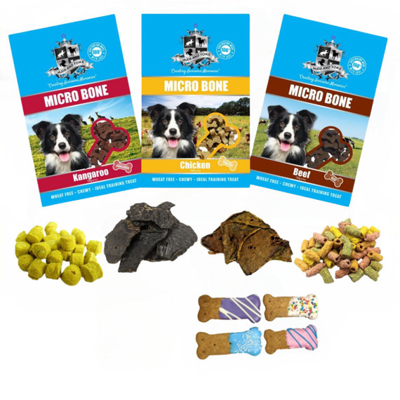 Puppy Training Treat BOX (detail) — Australian made dog treats by Huds and Toke