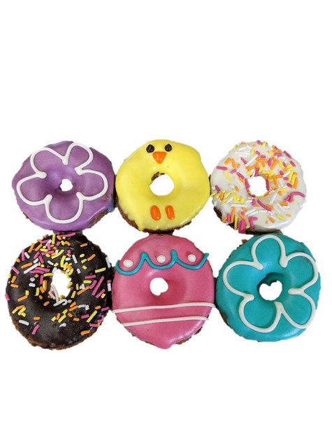 Mixed Pastel Little Doggy Donut Cookies - DOG Gift BOX - DOG Treats — Australian made dog treats by Huds and Toke