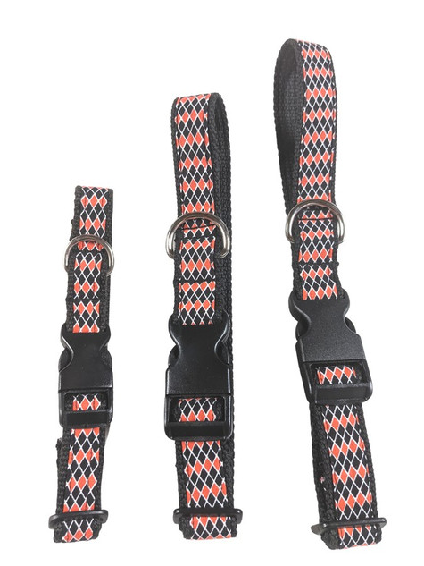 RED Check DOG Collar - Made IN Australia, Australian made dog treats by Huds and Toke
