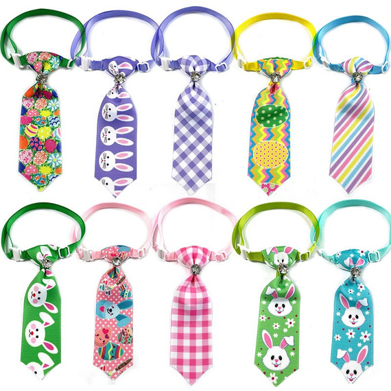 Easter CAT AND DOG Collar Neck Ties (lifestyle), Australian made dog treats by Huds and Toke