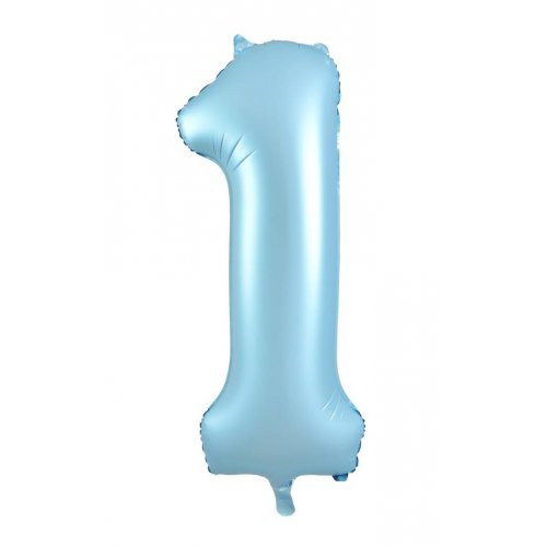 PET Birthday Party Numbered Balloons - Blue (back view), Australian made pet treats by Huds and Toke
