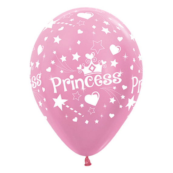 Pink Princess DOG Balloon 6 PCE — Australian made dog treats by Huds and Toke