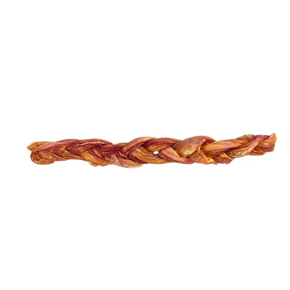Braided Bull Chew - Large - DOG Treats (close-up) — Australian made dog treats by Huds and Toke