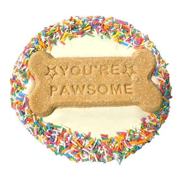 You'Re Pawsome DOG Cake - DOG Treats, Australian made dog treats by Huds and Toke