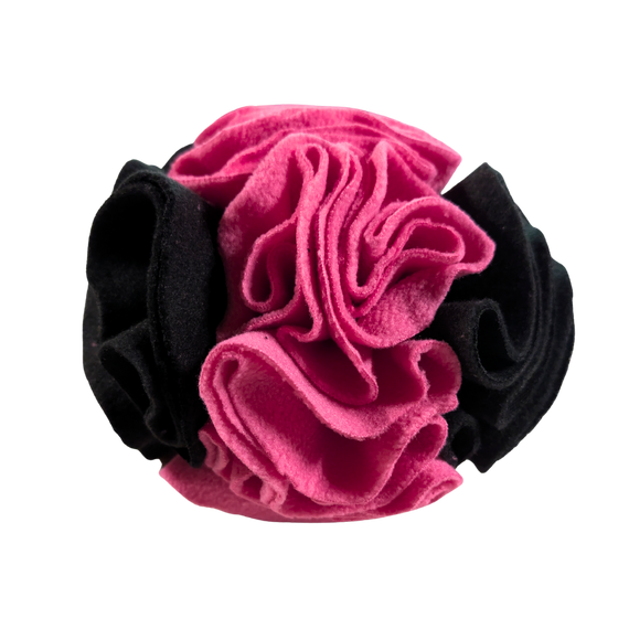 Thick Felt Snuffle Balls - Medium - DOG Treat Enrichment (back view) — Australian made dog treats by Huds and Toke