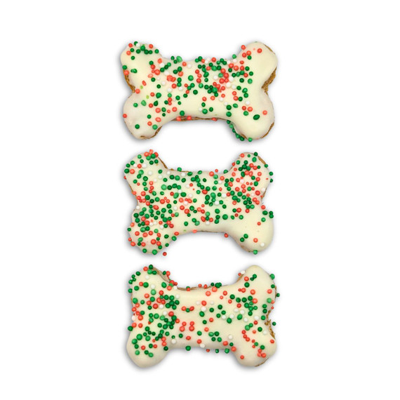 Christmas Sparkle Bone Cookies - DOG Christmas Treat, Australian made dog treats by Huds and Toke