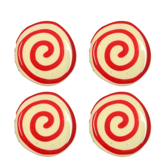 Candy Cane Swirl Christmas Cookie - 40Pce - Christmas DOG Treat — Australian made dog treats by Huds and Toke