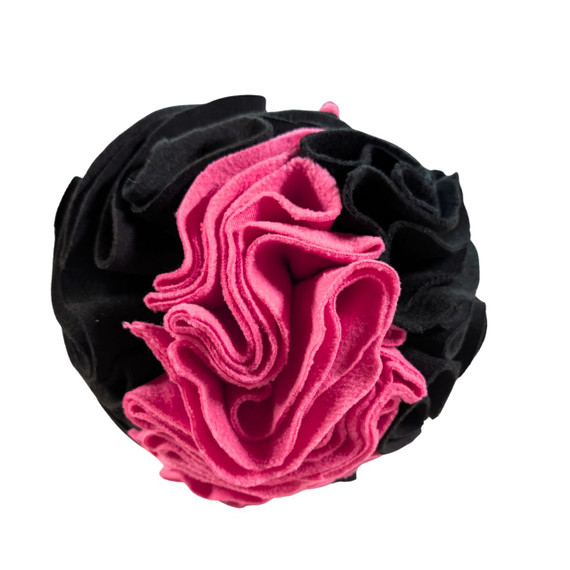 Huds and Toke - Large Snuffle Ball - Australian Made - Pink and Black