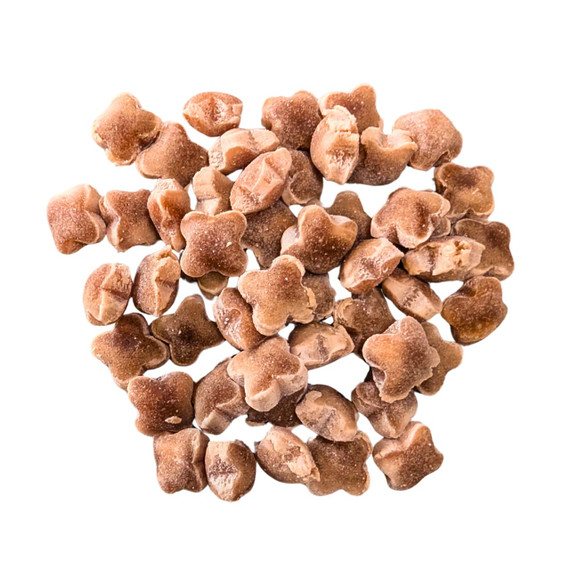 Kangaroo Micro Stars - DOG Training Treats (back view) — Australian made dog treats by Huds and Toke