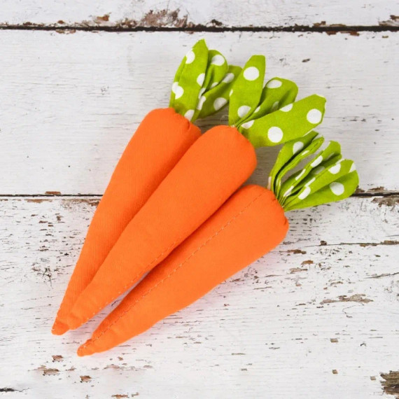 Soft Carrot DOG TOY - 1Pce, Australian made dog treats by Huds and Toke