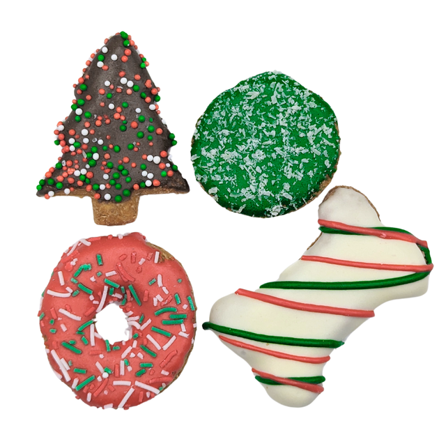 Healthy Christmas Mixed Dog Cookies for Dogs