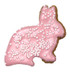 Easter Bunny DOG Cookies (back view), Australian made dog treats by Huds and Toke