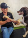 Beef Dino Bone - 1Pce - DOG Treats (close-up) — Australian made dog treats by Huds and Toke