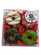 Christmas DOG Treat Gift Box- Christmas Doggy Donuts 4Pce (back view), Australian made dog treats by Huds and Toke