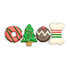 Christmas DOG Treat Gift BOX - Mixed Christmas Cookie 4Pce (close-up), Australian made dog treats by Huds and Toke