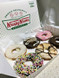 Krispy Kreme Inspired Doggie Doughnut 6pk Box (back view) — Australian made dog treats by Huds and Toke