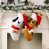 DOG Christmas Stocking - Cartoon Puppy - Brown AND White, Australian made dog treats by Huds and Toke