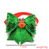 DOG AND CAT Christmas Sparkle Collar Bowtie (back view), Australian made dog treats by Huds and Toke