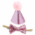 DOG Glitter Party Hats AND Bowties (close-up), Australian made dog treats by Huds and Toke