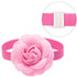 Pink Dog Tutu with Rosette and Glitter Party Hat (close-up), Australian made dog treats by Huds and Toke