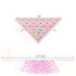 Pink DOG Birthday Spotty Tutu With Party HAT AND Bandana (back view), Australian made dog treats by Huds and Toke