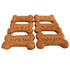 Naughty DOG Stamped Cookies - 200G - Peanut Butter Bone Cookies - DOG Treats, Australian made dog treats by Huds and Toke