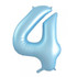 PET Birthday Party Numbered Balloons - Blue (close-up), Australian made pet treats by Huds and Toke