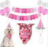 Birthday BOY OR Birthday Girl Bandana - DOG Birthday Party Supplies Pack (back view), Australian made by Huds and Toke