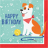 Green DOG Themed Party Accessories (close-up), Australian made dog treats by Huds and Toke