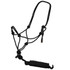 Fort Worth rope halter and lead set - black