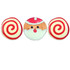 Santa AND Swirl Christmas Gift BOX - Christmas DOG Treat (close-up) — Australian made dog treats by Huds and Toke