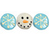 Snowman AND Snowflake Christmas Gift BOX - Christmas DOG Treat (close-up), Australian made dog treats by Huds and Toke
