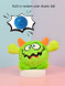 Monster Face Toy - Quality Rubber Squeaky Ball