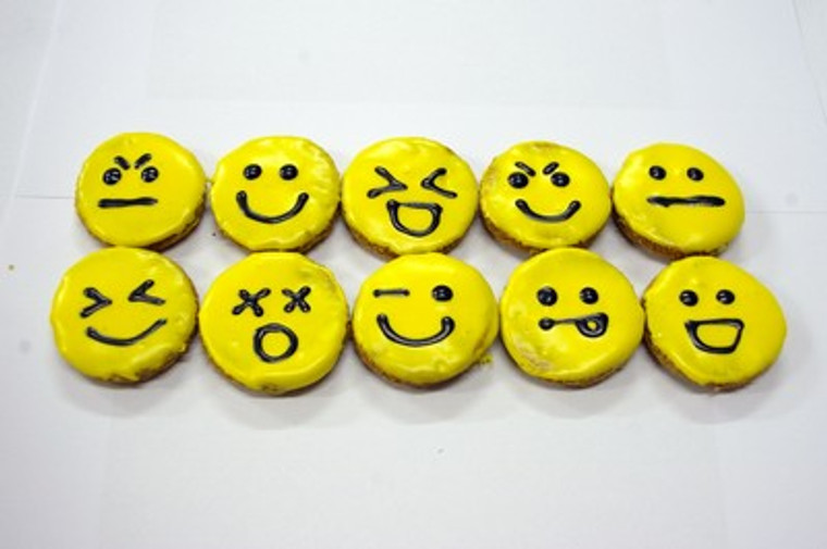 Emoji Gourmet Dog Cookies - Dog Treats by Huds and Toke