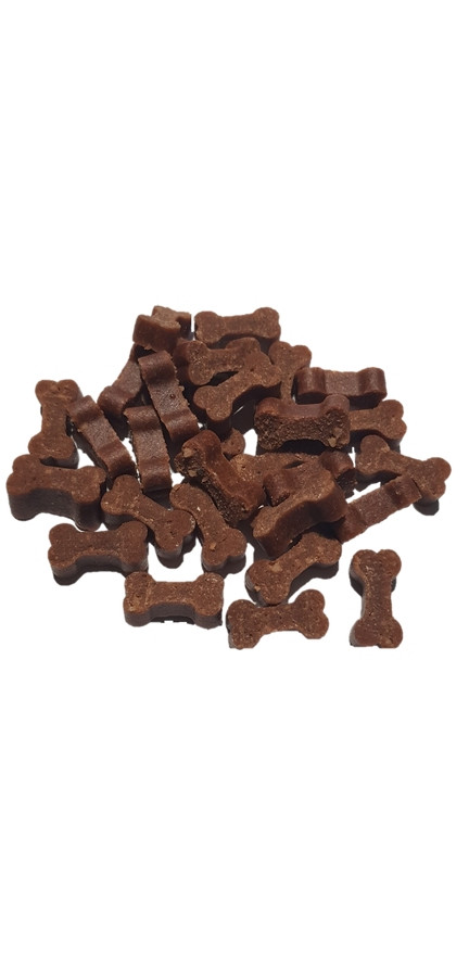 Kangaroo Micro Bones - Dog Training Treats, baked and dried in our own kitchen on the Sunshine Coast.