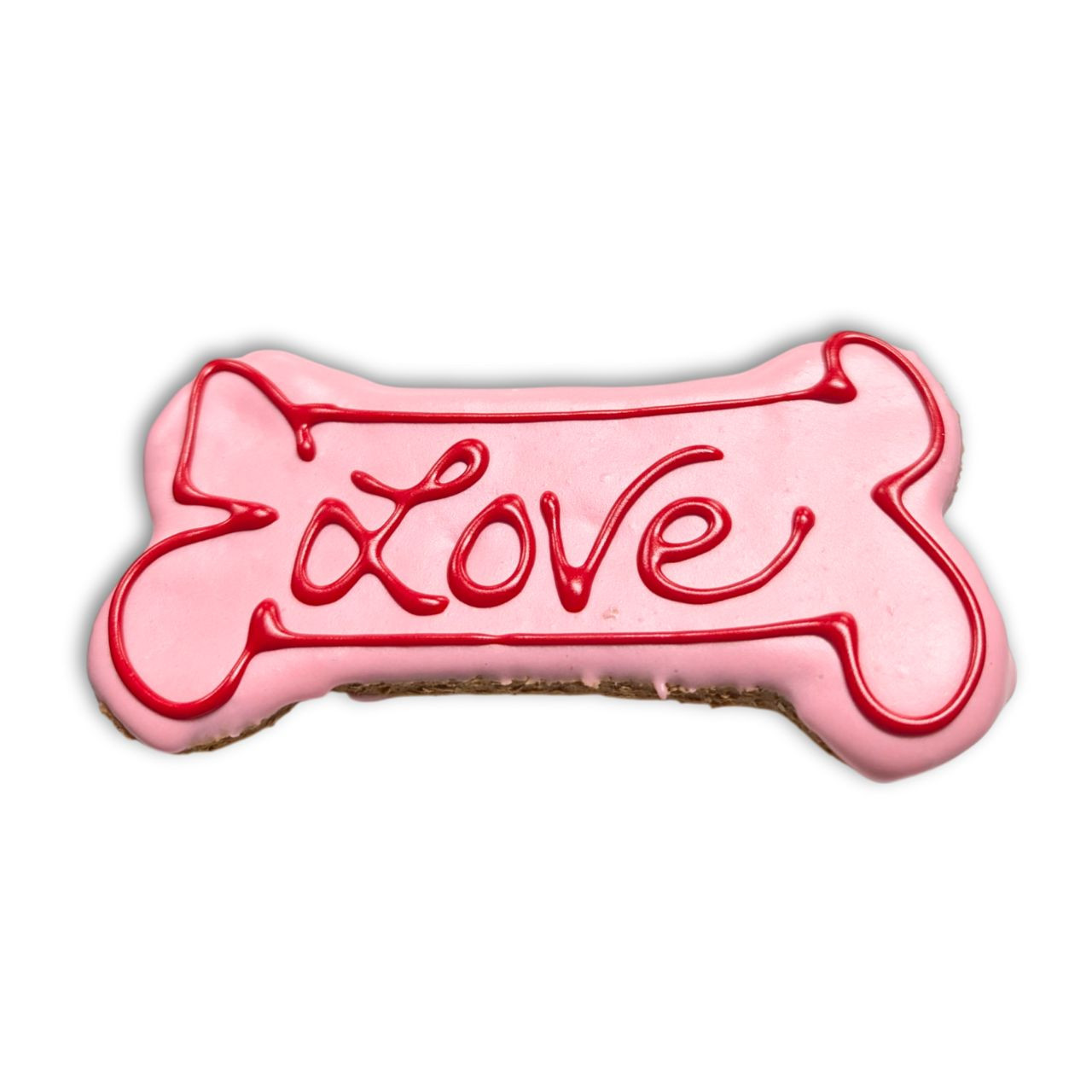 Large Love Bone - Valentines Dog Treat - Dog Treats, baked and dried in our own kitchen on the Sunshine Coast.