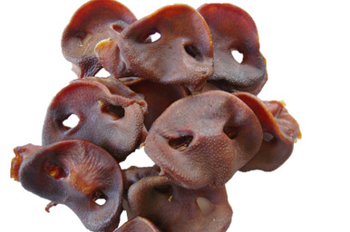Huds and Toke Pig snouts dog treats