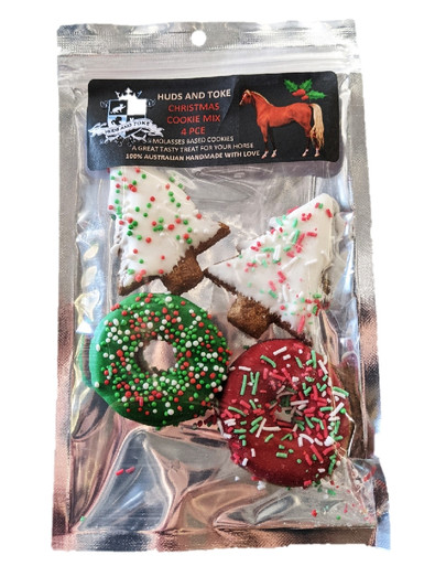 Christmas Cookie Mix horse treats by Huds and Toke