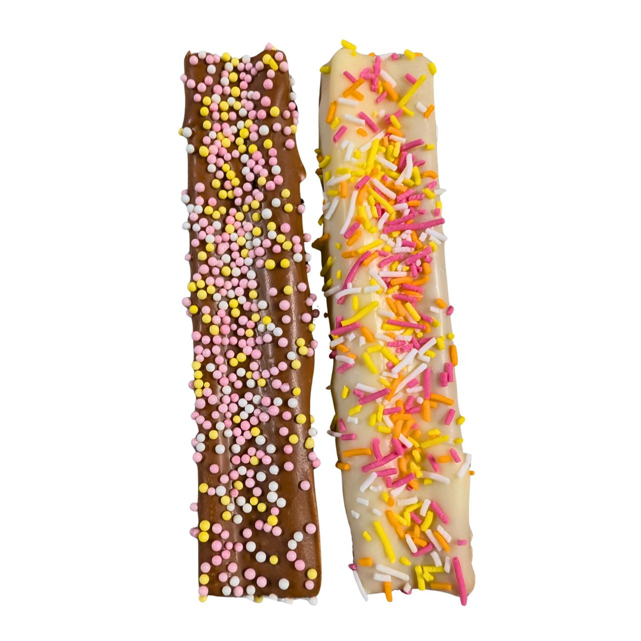 Huds and Toke Easter carob and yoghurt chewy dipsticks for dogs, made in Australia