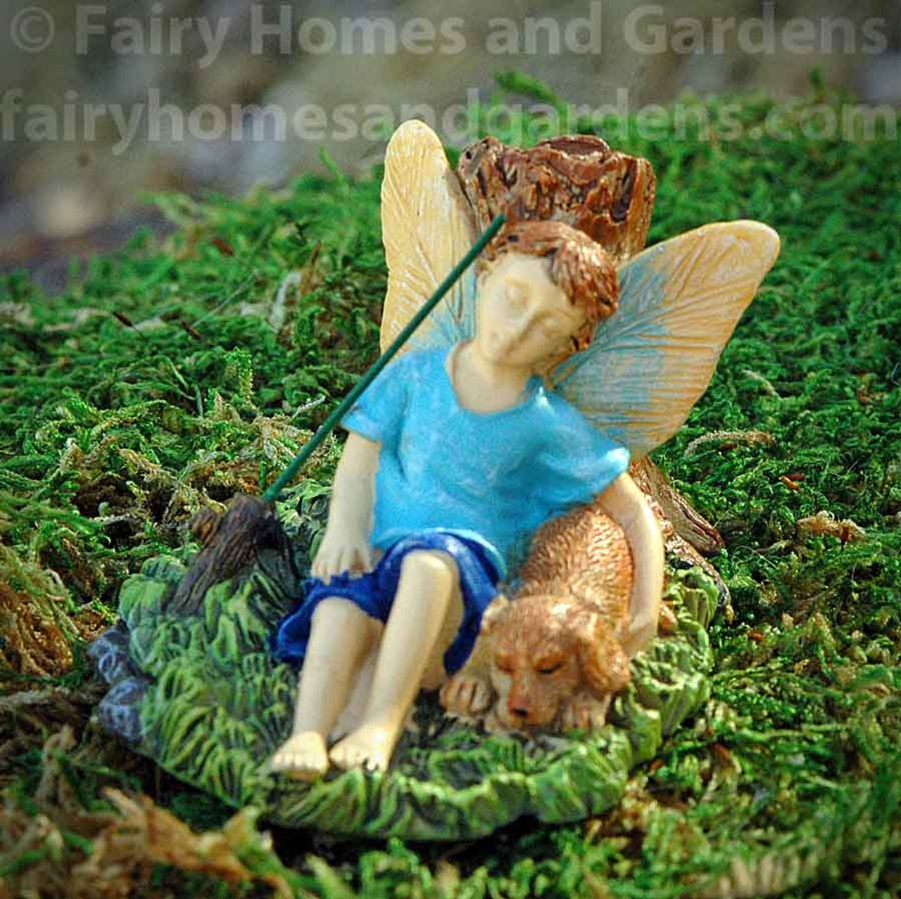 Woodland Knoll Fairy Figurines, Miniature Fairy Figurines